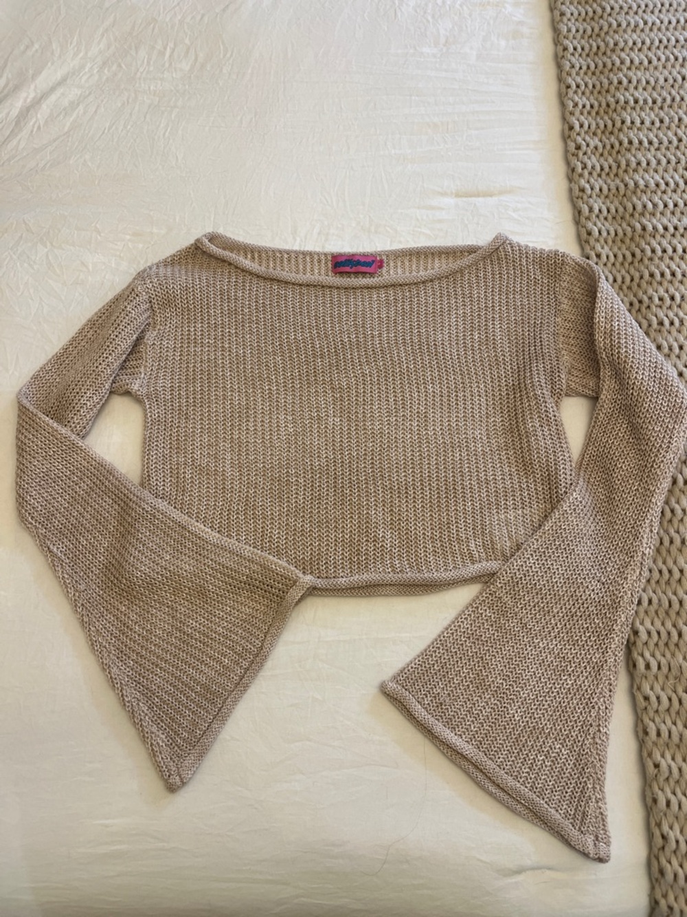 Knitted swim cover up